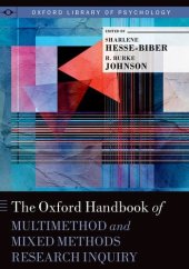 book The Oxford Handbook of Multimethod and Mixed Methods Research Inquiry