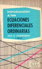 book Introducción a las ecuaciones diferenciales ordinarias