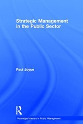 book Strategic Management in the Public Sector