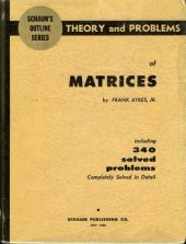 book Schaum's outline of theory and problems of matrices