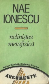 book Neliniștea metafizică