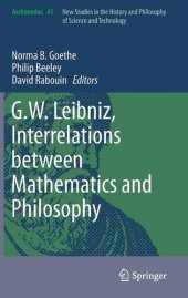 book G. W. Leibniz, Interrelations between Mathematics and Philosophy