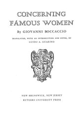 book Concerning Famous Women