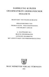 book Gotische Grammatik: Mit Lesestücken und Wörterverzeichnis