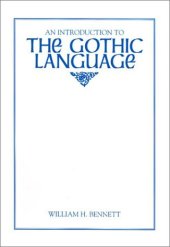 book An Introduction to the Gothic Language