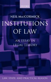 book Institutions of Law