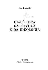 book Dialéctica da prática e da ideologia