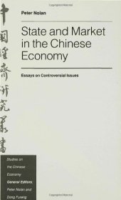 book State and Market in the Chinese Economy: Essays on Controversial Issues