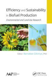 book Efficiency and Sustainability in Biofuel Production: Environmental and Land-Use Research