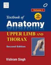 book Textbook of Anatomy  Upper Limb and Thorax.