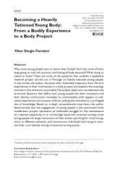 book Becoming a Heavily Tattooed Young Body: From a Bodily Experience to a Body Project