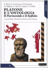 book Platone e l'ontologia. Il «Parmenide» e il «Sofista»