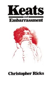 book Keats and Embarrassment