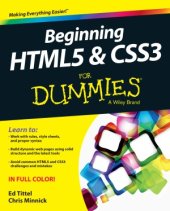 book Beginning HTML5 & CSS3 for dummies