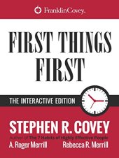 book First Things First: Interactive Edition