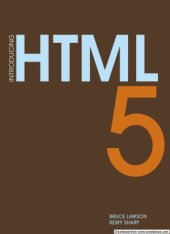 book Introducing HTML5