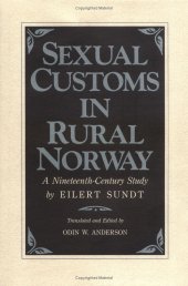 book Sexual customs in rural Norway: a nineteenth-century study