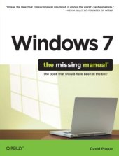 book Windows 7 The Missing Manual  