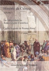 book História da Ciência - Da Antiguidade ao Renascimento Científico