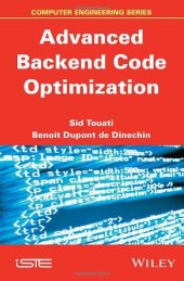 book Advanced Backend Code Optimization