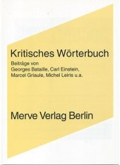 book Kritisches Wörterbuch