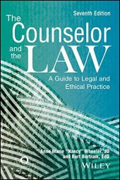 book The Counselor and the Law: A Guide to Legal and Ethical Practice