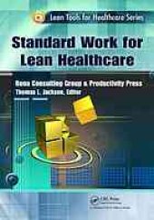 book Standard work for lean healthcare