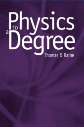 book Physics to a degree