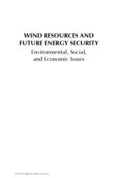 book Wind Resources and Future Energy Security : Environmental, Social, and Economic Issues