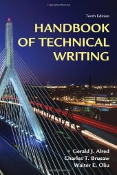 book Handbook of Technical Writing