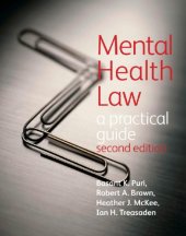 book Mental Health Law