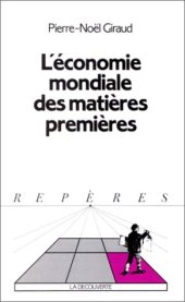 book L'Économie mondiale des matières premières