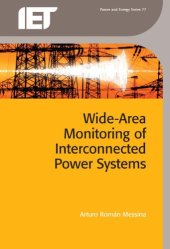 book Wide Area Monitoring of Interconnected Power Systems