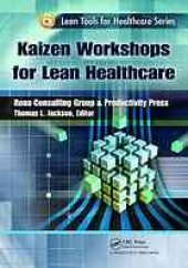 book Kaizen workshops for lean healthcare