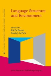 book Language Structure and Environment: Social, cultural, and natural factors