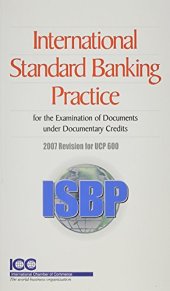 book International Standard Banking Practice for the Examination of Documents Under UCP 600