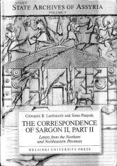 book The Correspondence of Sargon II, Part II