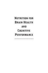 book Nutrition for Brain Health and Cognitive Performance