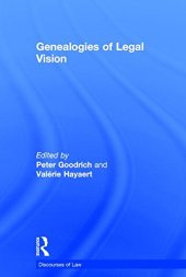 book Genealogies of Legal Vision