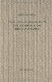 book Studien zur Redaktion und Komposition des Amosbuchs