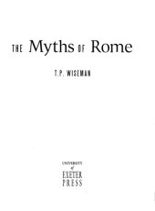 book The myths of Rome