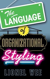 book The Language of Organizational Styling