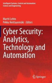 book Cyber Security: Analytics, Technology and Automation