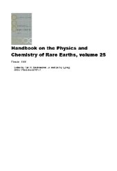 book Handbook on the Physics and Chemistry of Rare Earths, Volume Volume 25 