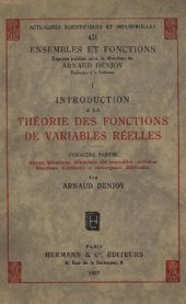 book Introduction a la Theorie des Fonctions de Variables Reelles