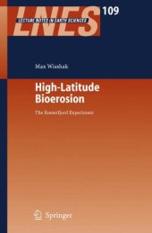 book High-Latitude Bioerosion: The Kosterfjord Experiment