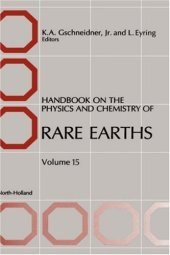 book Handbook on the Physics and Chemistry of Rare Earths