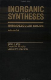 book Inorganic Synthesis, Vol. 30