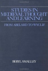 book Studies in Medieval Thought and Learning. From Abelard to Wyclif