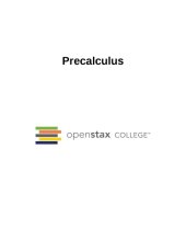 book Precalculus